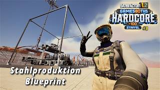 Stahlproduktion &amp; Blueprints: Der nächste Meilenstein | Satisfactory 1.2 Hardcore #9